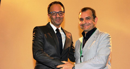 Aldo Severino con Enzo Schiavo Confesercenti Napoli